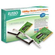 EUSSO 108Mbps Wireless-G 32-bitīgs PCI adapteris